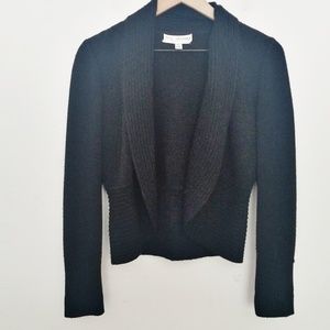 St John Collection Ribbed Open Front Cardigan 2